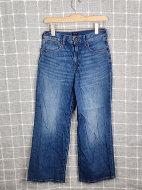 J. Crew Factory Wide Leg Crop Jeans